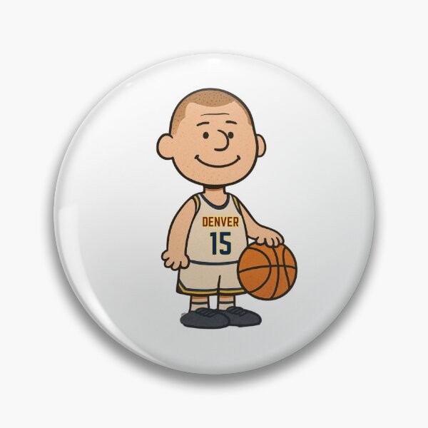 Item preview, denver basketball cartoon, jokic cartoon designed and sold by Bits & Bops Boutique.