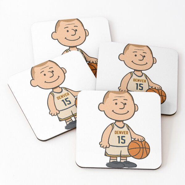 Item preview, denver basketball cartoon, jokic cartoon designed and sold by Bits & Bops Boutique.