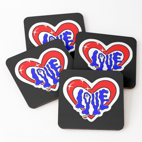 Item preview, Love Melting Text Heart designed and sold by SteezeeStore.