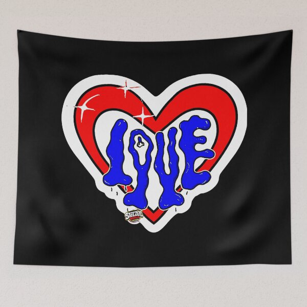 Item preview, Love Melting Text Heart designed and sold by SteezeeStore.