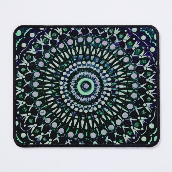 Item preview, Large mandala green designed and sold by EB-DigitalART.