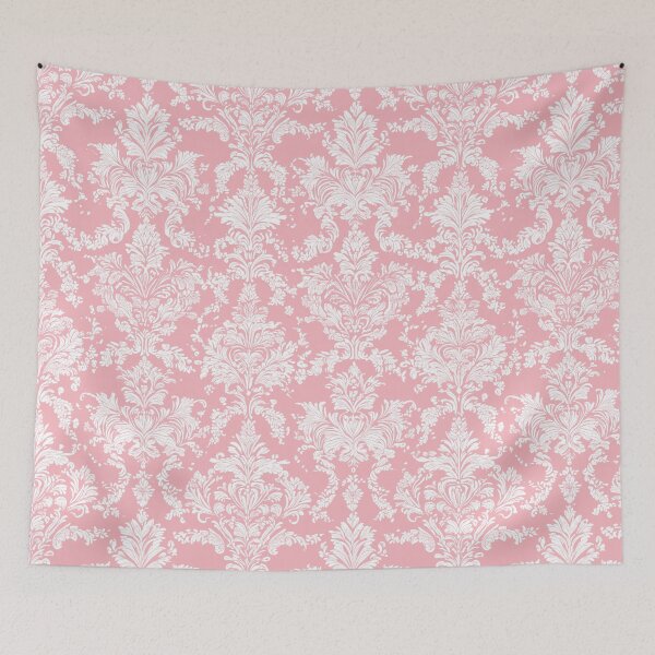 Item preview, Pink Vintage Pattern - Pink Toile - Bohemian Print - Pink and Cream designed and sold by DreamersPlan.