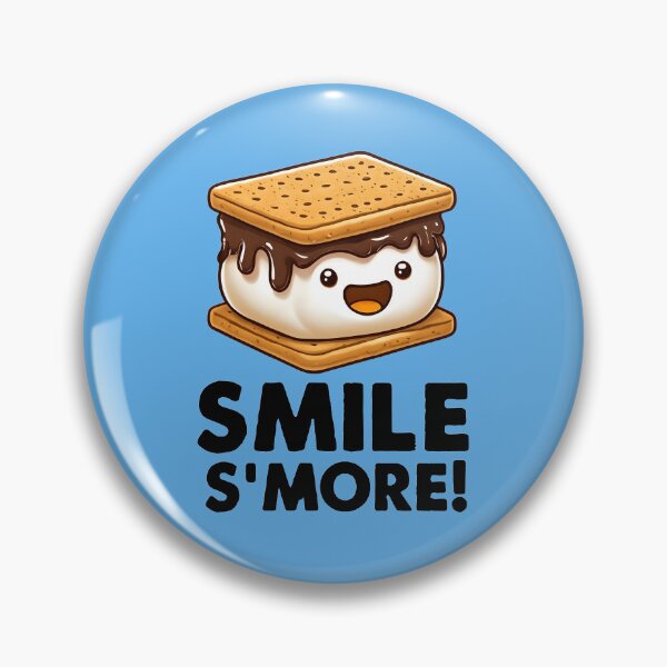 Item preview, Smile S'More! Marshmallow Graham Cracker Treat  designed and sold by scooterbaby.