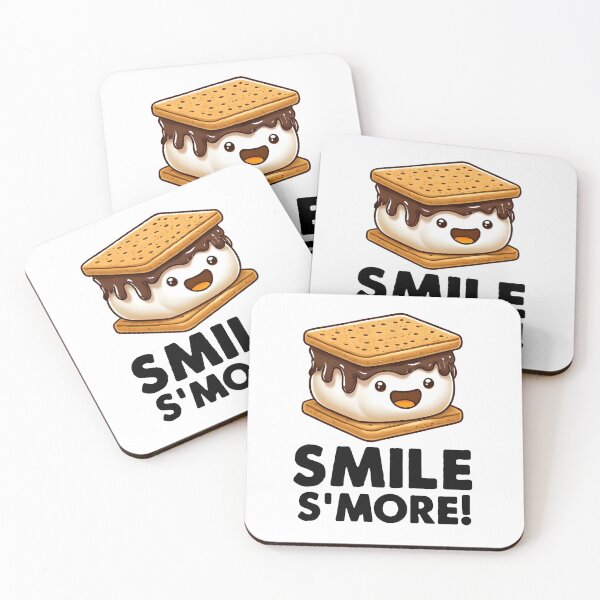 Item preview, Smile S'More! Marshmallow Graham Cracker Treat  designed and sold by scooterbaby.