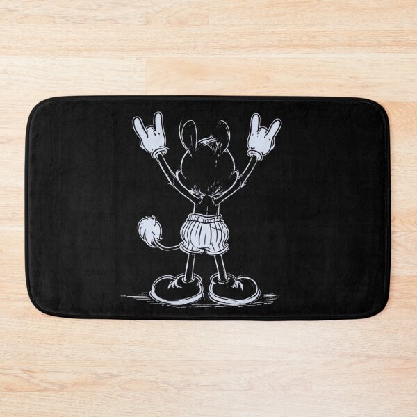 Item preview, Vintage Cartoon Character Sketch on Black Fabric – Retro Hand-Drawn Animation Art designed and sold by Colorful-Garden.