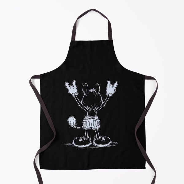 Item preview, Vintage Cartoon Character Sketch on Black Fabric – Retro Hand-Drawn Animation Art designed and sold by Colorful-Garden.