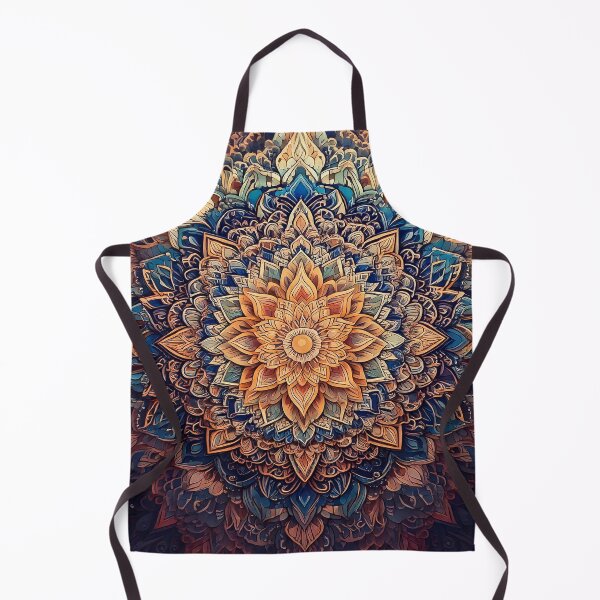 Item preview, Retro Vintage Intricate trippy Abstract pattern Yoga mandala designed and sold by CattlettArt.