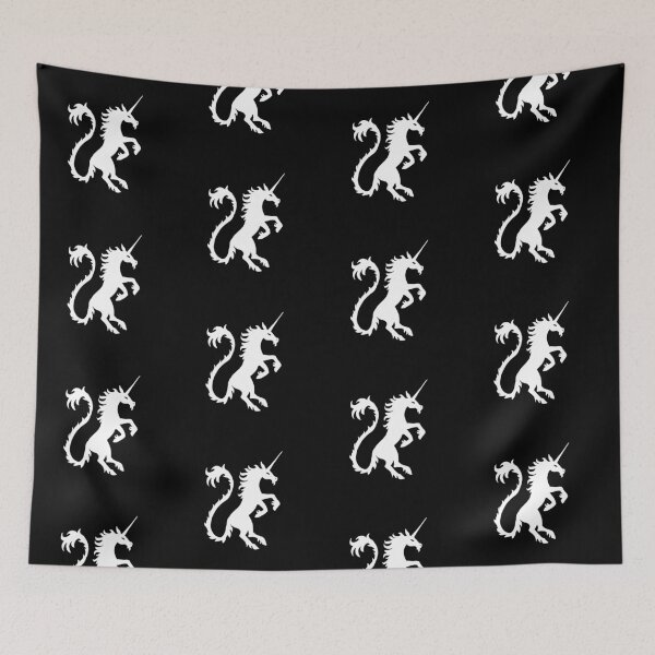 Item preview, Unicorn Silhouette- White designed and sold by EChapmanArt.