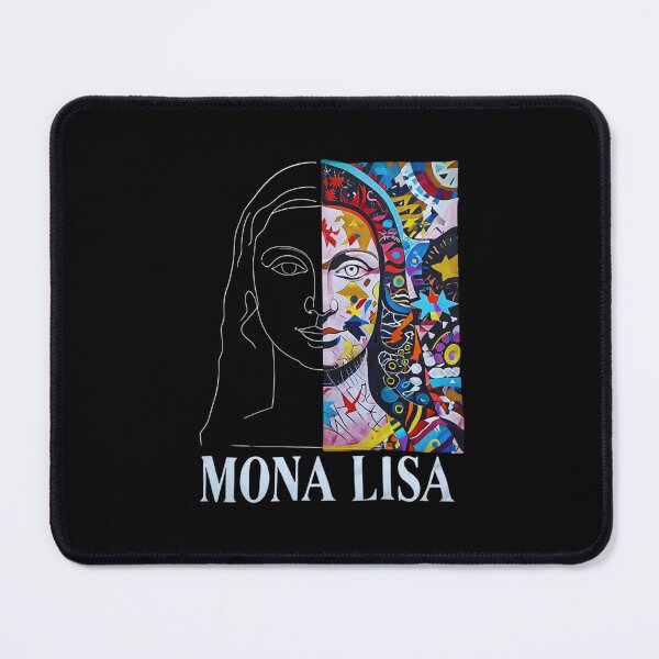 Item preview, Dual Mona Lisa – Minimalist & Abstract Fusion of the Iconic Portrait designed and sold by Colorful-Garden.