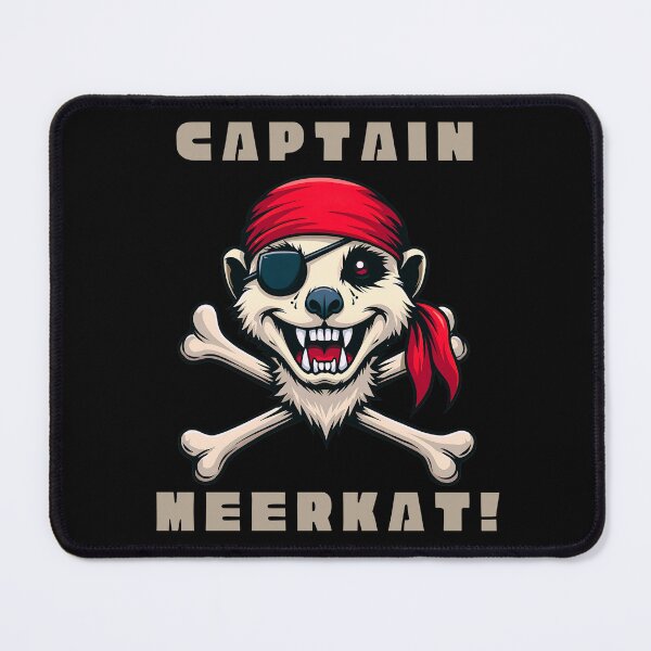 Item preview, Captain Meerkat – Playful Pirate Adventure Design designed and sold by Dino-Lune.