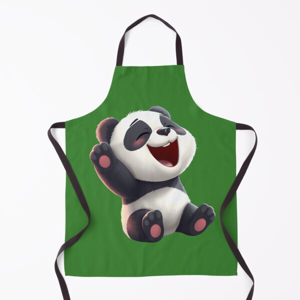 Artikelvorschau, Niedlicher lachender Panda-Cartoon | Entzückende glückliche Panda-Kunst entworfen und verkauft von gtrock.