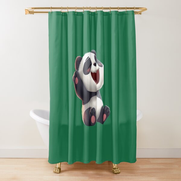 Item preview, Cute Laughing Panda Cartoon | Adorable Happy Panda Art designed and sold by gtrock.