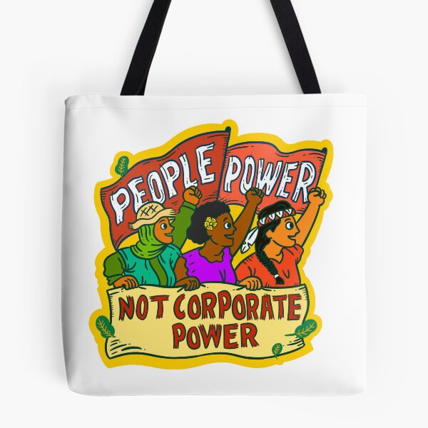 Item preview, People Power, Not Corporate Power designed and sold by AngeriAries.
