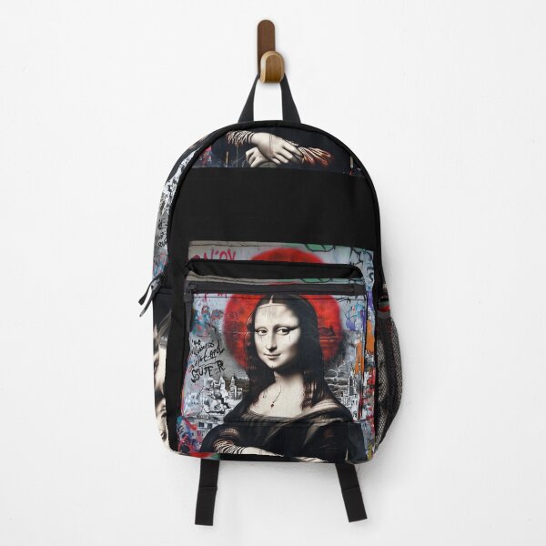 Item preview, Modern Street Art Mural Inspired By The Mona Lisa, l Mona Lisa – Minimalist & Abstract Fusion of the Iconic Portrait designed and sold by Colorful-Garden.
