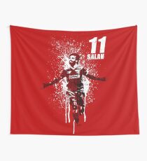 SPORTKUNST #THE KING rot auf rot Wandbehang