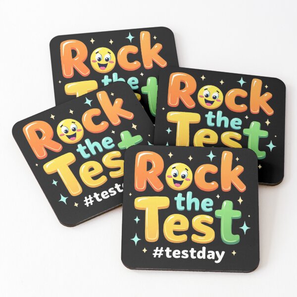 Item preview, Rock the Test – Fun Motivational Exam Day Design for Students & Teachers designed and sold by haitrieuic96.