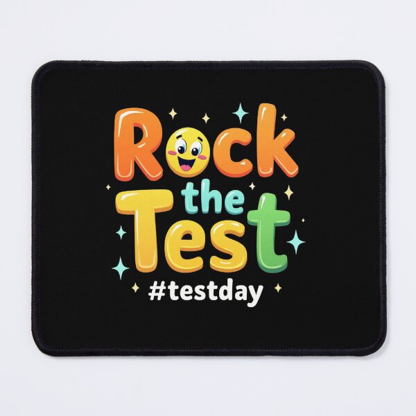 Item preview, Rock the Test – Fun Motivational Exam Day Design for Students & Teachers designed and sold by haitrieuic96.