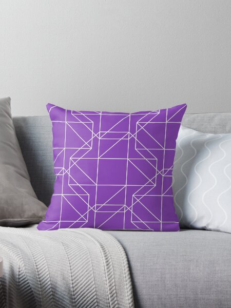 Item preview, Purple And White Geometric Modern Contemporary Abstract Pattern designed and sold by DEC02.