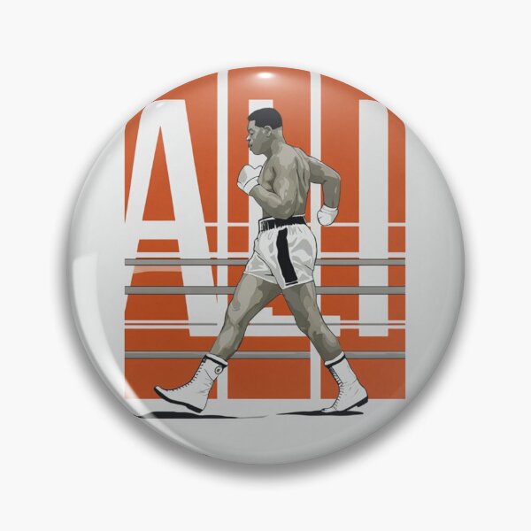 Item preview,  Iconic Boxer Illustration with Bold "Ali" Text and Signature – Tribute to a Legend designed and sold by Colorful-Garden.