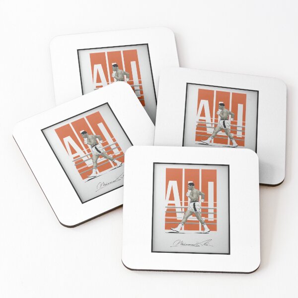 Item preview,  Iconic Boxer Illustration with Bold "Ali" Text and Signature – Tribute to a Legend designed and sold by Colorful-Garden.