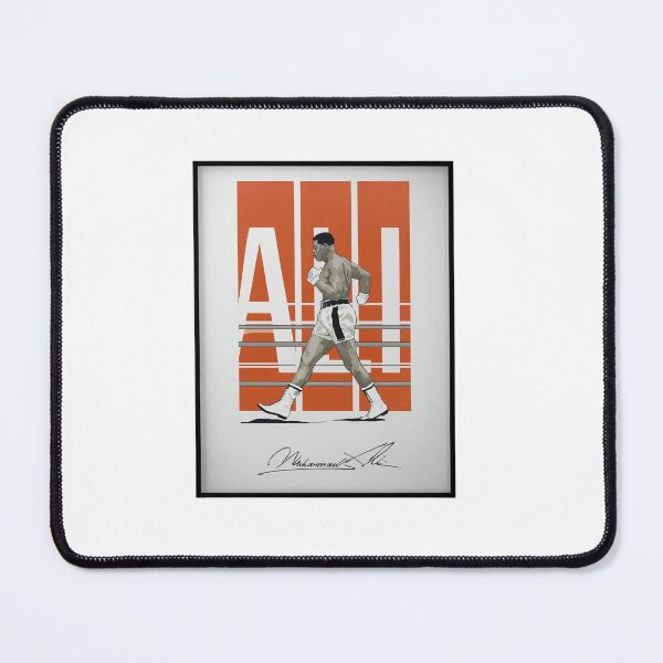 Item preview, Iconic Boxer Illustration with Bold "Ali" Text and Signature – Tribute to a Legend designed and sold by Colorful-Garden.