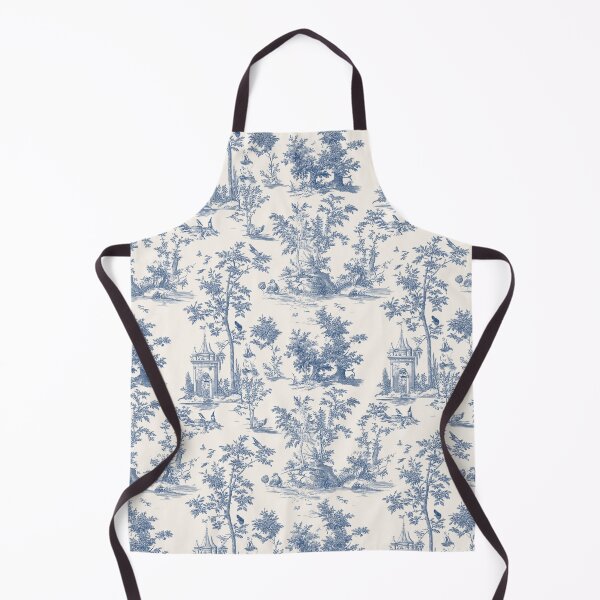 Item preview, Blue Vintage Print - Blue Toile - Bohemian Print - Cream designed and sold by DreamersPlan.