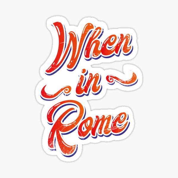 Item preview, When In Rome designed and sold by BlueRockDesigns.