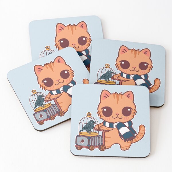 Item preview, Cute Tabby Cat at the Train Station designed and sold by BGMeYou.