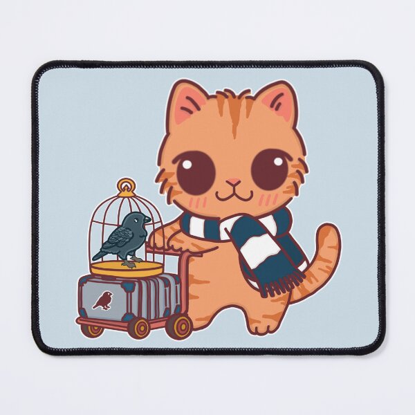 Item preview, Cute Tabby Cat at the Train Station designed and sold by BGMeYou.
