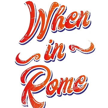 Artwork thumbnail, When In Rome by BlueRockDesigns