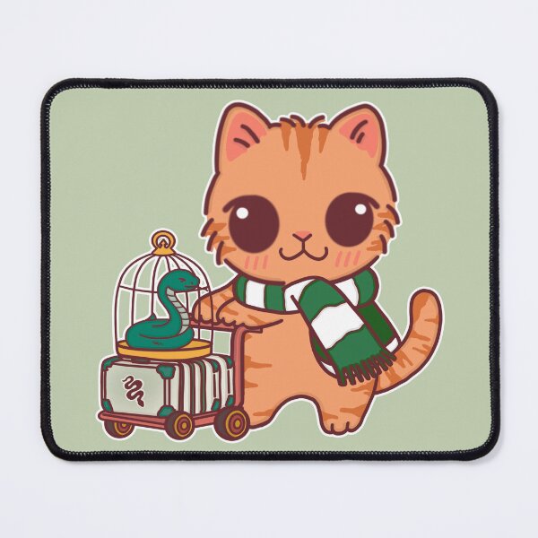Item preview, Cute Tabby Cat at the Train Station designed and sold by BGMeYou.