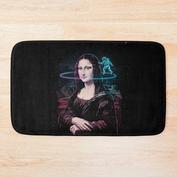 Item preview, Modern Street Art Mural Inspired By The Mona Lisa, l Mona Lisa – Minimalist & Abstract Fusion of the Iconic Portrait designed and sold by Colorful-Garden.