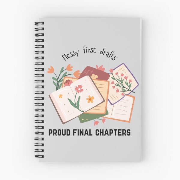 Item preview, Messy First Drafts, Proud Final Chapters – Writing Motivation Merch designed and sold by Favbookshelf by Manik.