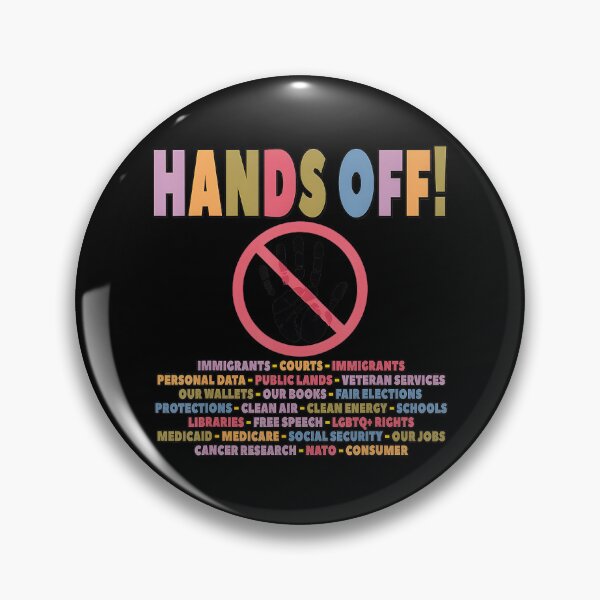 Item preview, Anti Hands Off Protest designed and sold by lidanmasi.