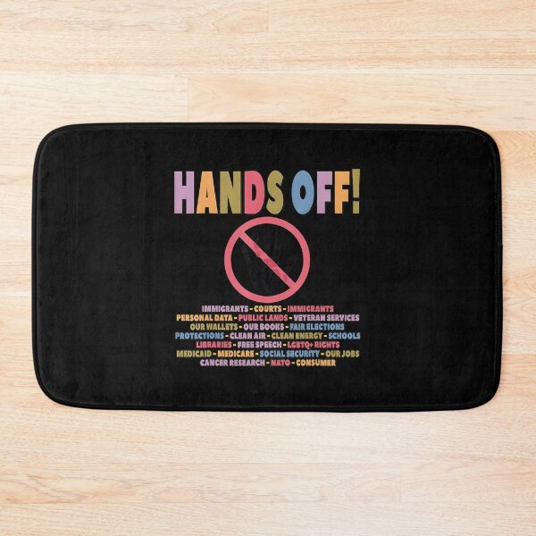 Item preview, Anti Hands Off Protest designed and sold by lidanmasi.