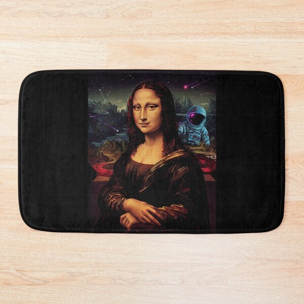 Item preview, Modern Street Art Mural Inspired By The Mona Lisa, l Mona Lisa – Minimalist & Abstract Fusion of the Iconic Portrait designed and sold by Colorful-Garden.