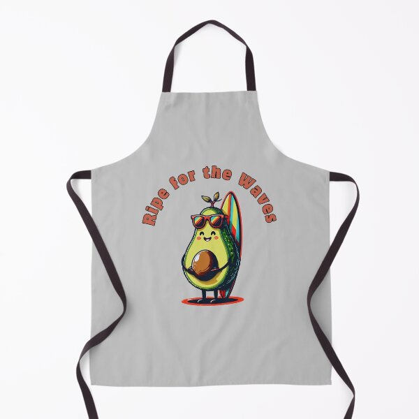Item preview, Ripe for the Waves – Cute Kawaii Surfing Avocado designed and sold by Dino-Lune.