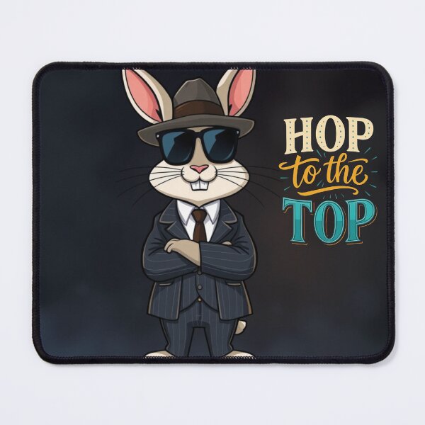 Item preview, Ambitious Rabbit in Pinstripes: A Leap Toward Success designed and sold by Mindful56.