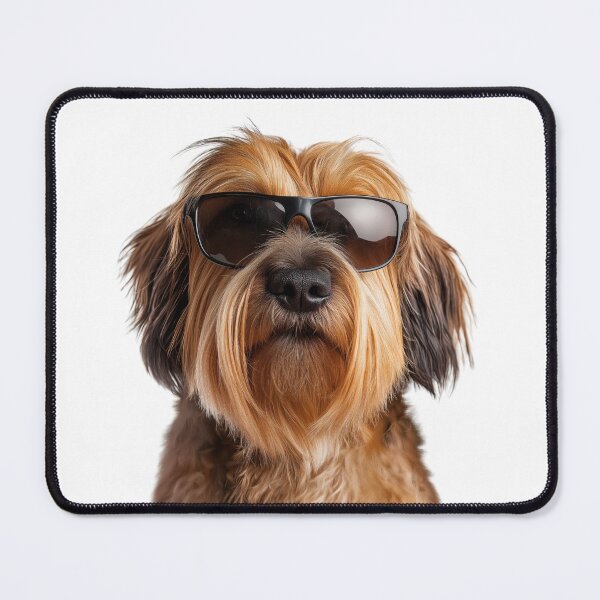 Item preview, Funny cool Briard Dog wearing sunglasses designed and sold by LazyOwlStore.