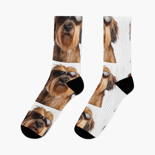 Item preview, Funny cool Briard Dog wearing sunglasses designed and sold by LazyOwlStore.