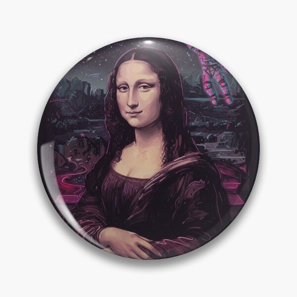 Item preview, Modern Street Art Mural Inspired By The Mona Lisa, l Mona Lisa – Minimalist & Abstract Fusion of the Iconic Portrait designed and sold by Colorful-Garden.