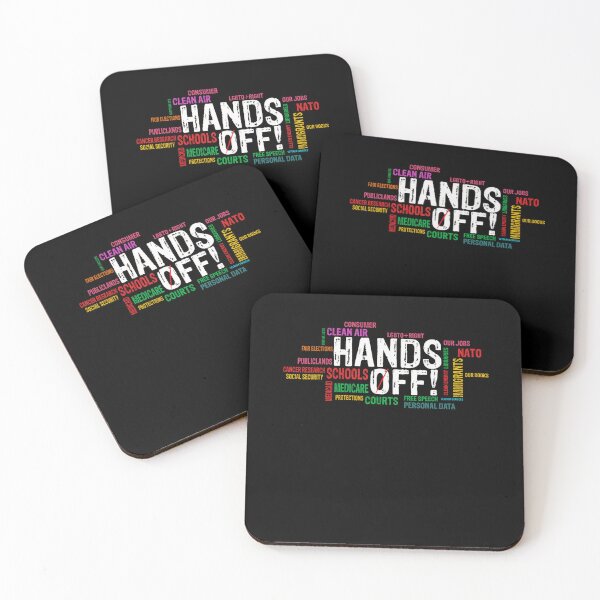Item preview, Funny Hands Off Protest Social Security And Medicare Protest designed and sold by lidanmasi.