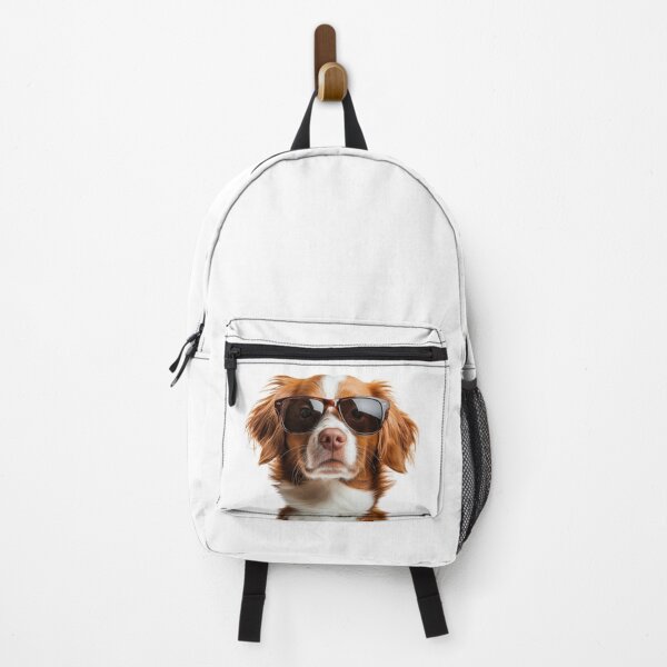 Item preview, Funny cool Brittany Spaniel Dog wearing sunglasses designed and sold by LazyOwlStore.