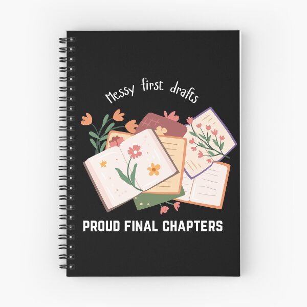 Item preview, Messy First Drafts, Proud Final Chapters – Writing Motivation Merch designed and sold by Favbookshelf by Manik.