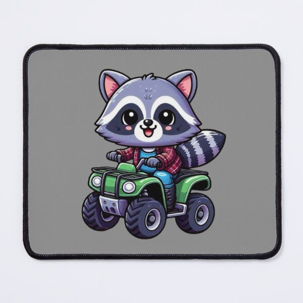 Item preview, Raccoon and ATV Quad  designed and sold by Myra365Art.