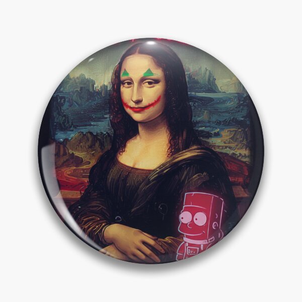 Item preview, Modern Street Art Mural Inspired By The Mona Lisa, l Mona Lisa – Minimalist & Abstract Fusion of the Iconic Portrait designed and sold by Colorful-Garden.