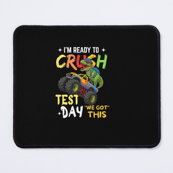 Item preview, Crush Test day KidsTeachers Test Day T-rex monster truck designed and sold by TheTimer.