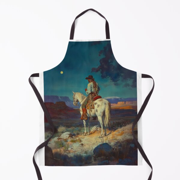 Item preview, Western world 3. Original watercolour artwork. American Indigenous cowboy western painting. Digital art Print. Poster. Home Decor. designed and sold by organicflowart.