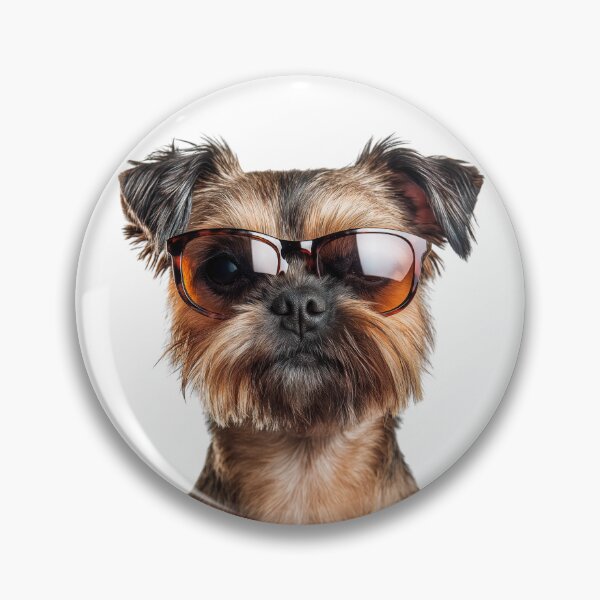 Item preview, Funny cool Brussels Griffon Dog wearing sunglasses designed and sold by LazyOwlStore.