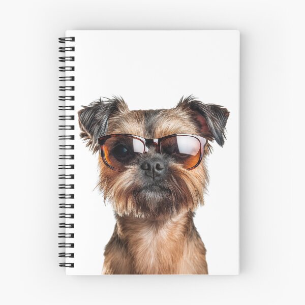 Item preview, Funny cool Brussels Griffon Dog wearing sunglasses designed and sold by LazyOwlStore.